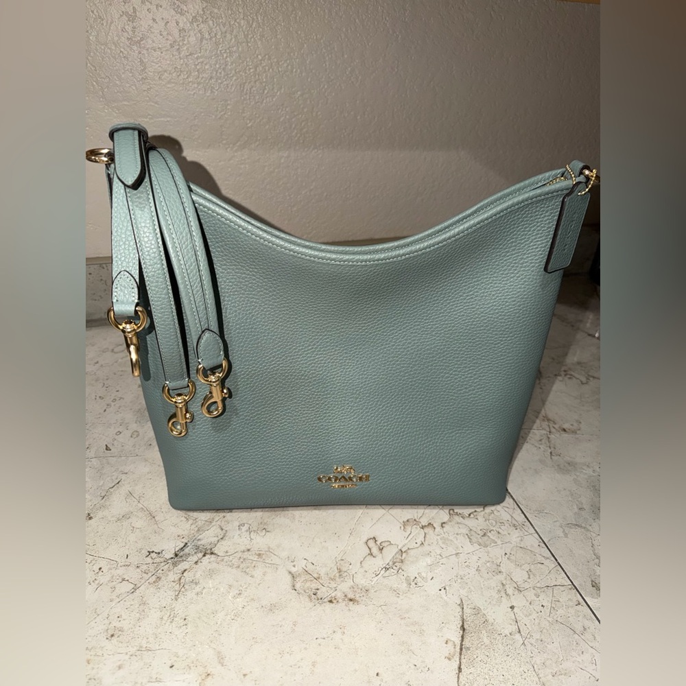 NWT Coach Large Laurel Shoulder Bag - Teal